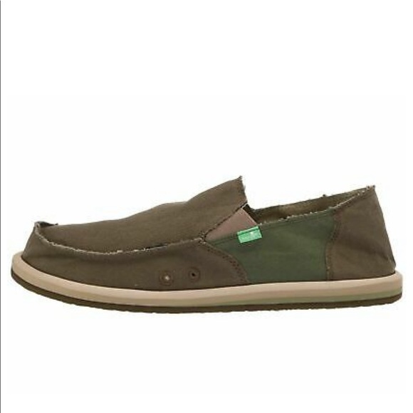 Sanuk Other - Sanuk Men’s Vagabond Hemp Loafer in Olive